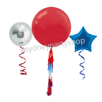 Australian Day tassel balloons set