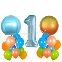 Colorful birthday balloon package 