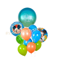 Mickey Mouse Club house marble balloon bouquet