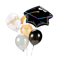 Grad Hat balloon bouquet