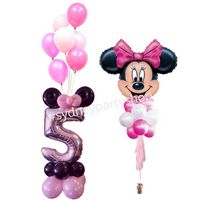 Licensed Minnie mouse balloon package