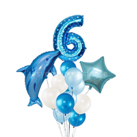 Dolphin themed balloon bouquet 