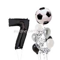 Soccer themed balloon set