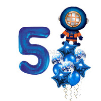 Nautical boy balloon bouquet