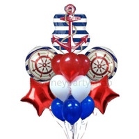 Anchor super-shape balloon bouquet