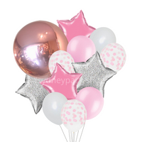 Jumbo Shades of pink balloon bouquet