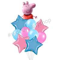 Supershape Peppa pig  balloon bouquet