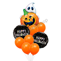 Halloween pumpkin balloon bouquet