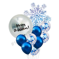 Snowflakes Christmas balloon bouquet