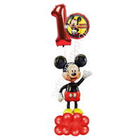 Licensed Mickey Mouse marquee balloon with numbers