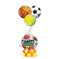 Sports themed Birthday marquee balloon