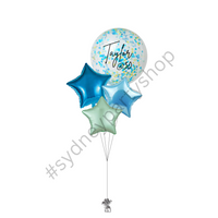 Personalised Jumbo confetti balloon bouquet