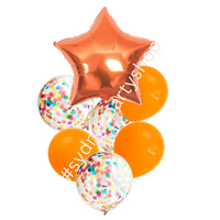 Sunshine and Confetti balloon bouquet