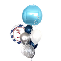 Light Blue Sailor Balloon bouquet