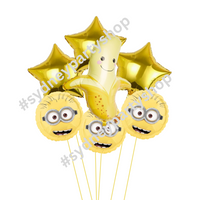 Licensed Minions Banana Balloon Bouquet 