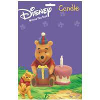 POOH WITH CAKE CANDLE