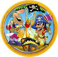 It's a Pirate Party Side Plates Pack 8