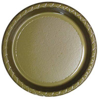 Plate Dinner Heavy Duty Gold 230mm Pack of 25