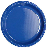 Plate Dinner Heavy Duty Royal Blue 230mm Pack of 25