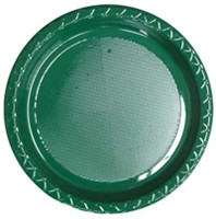 Plate Dinner Heavy Duty Green 230mm Pack of 25