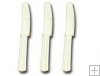 CUTLERY WHITE KNIFE HEAVY DUTY PACK 50