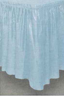 TABLESKIRT BABY BLUE 72.5cm X 4.2 metre