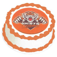 NRL WEST TIGERS 135MM EDIBLE IMAGE