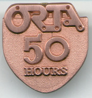 ORTA 50 HOURS VOLUNTEER PIN