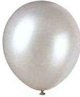 Balloon Silver Pearl Pack 10