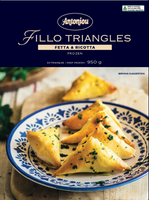 FILLO Triangles Fetta & Ricotta Cheese - 30 pcs