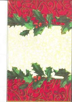 TABLECOVER CHRISTMAS HOLLY