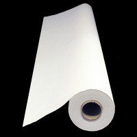 PAPER TABLECOVER 30 METRE PLAIN WHITE