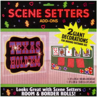 Scene Setter Cutout Texas Hold'em  - Pack of 2