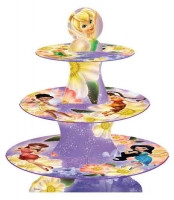 DISNEY FAIRIES CUPCAKE STAND - 3 TIER