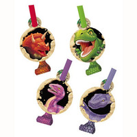 Dino Blast Blowouts with Medallion - Pack of 8