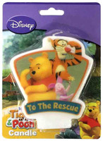 Winnie to the Rescue Birthday Candle