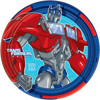 Transformers Plate (23cm) Paper - Pack of 8