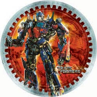 Transformers Plate (23cm) Paper Pack of 8