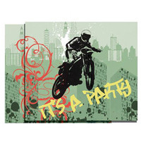 Xtreme Action Invitation Z-Fold Diecut - Pack of