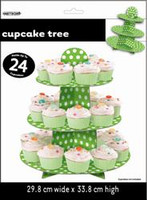 DOTS LIME GREEN CUPCAKE TREE