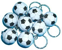 SOCCER BALL KEYRINGS