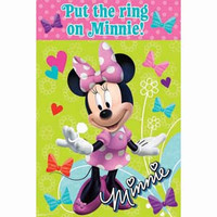 Game Minnie Mouse "Put the ring on Minnie" Contains 1 x Poster and 8 x Stickers