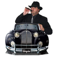 Photo Prop Gangster (94cm x 64cm) Cardboard )