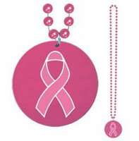 Pink Ribbon Bead