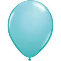 12cm Fashion Caribbean Blue Latex Balloon