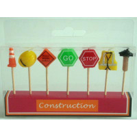 Construction 7 piece Candle set