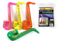 75cm Inflatable Saxaphone Green