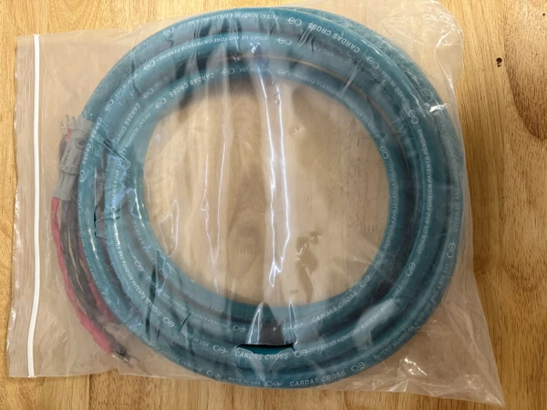 Demo 8FT pair of Cardas Cross speaker cable.