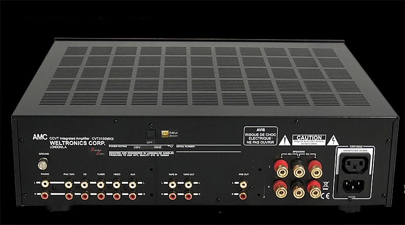 AMC CVT3100MKIIs 80W Integrated Tube Amp. At True Audiophile.