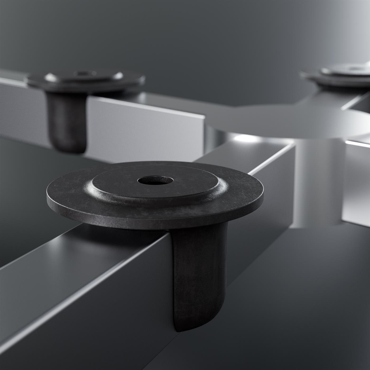 Node Audio rack mount isolator. At True Audiophile.